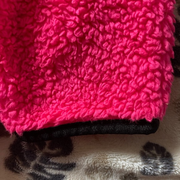 Calvin Klein Cozy Pink Sherpa Hoodie - Picture 2 of 11